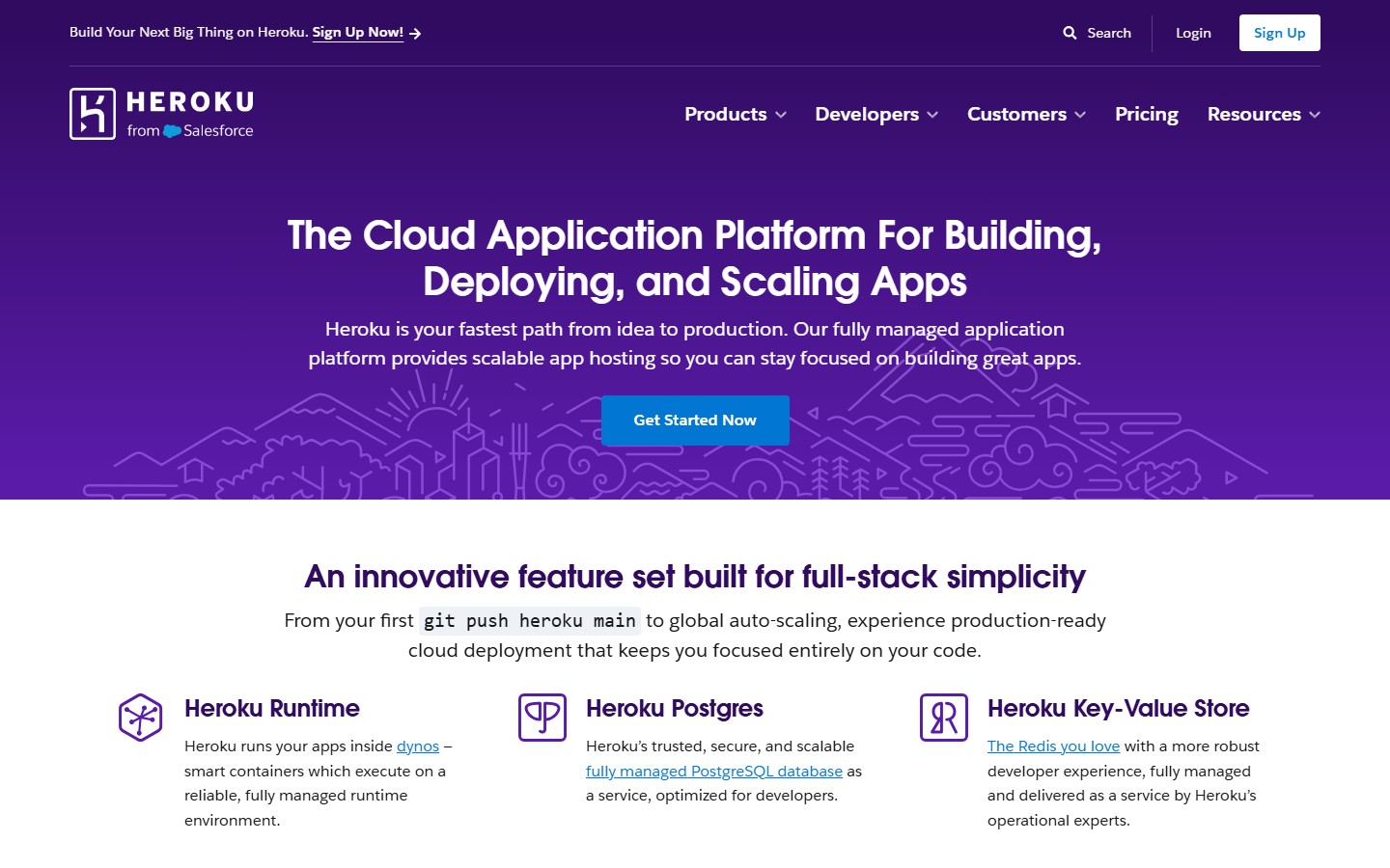 Heroku screenshot