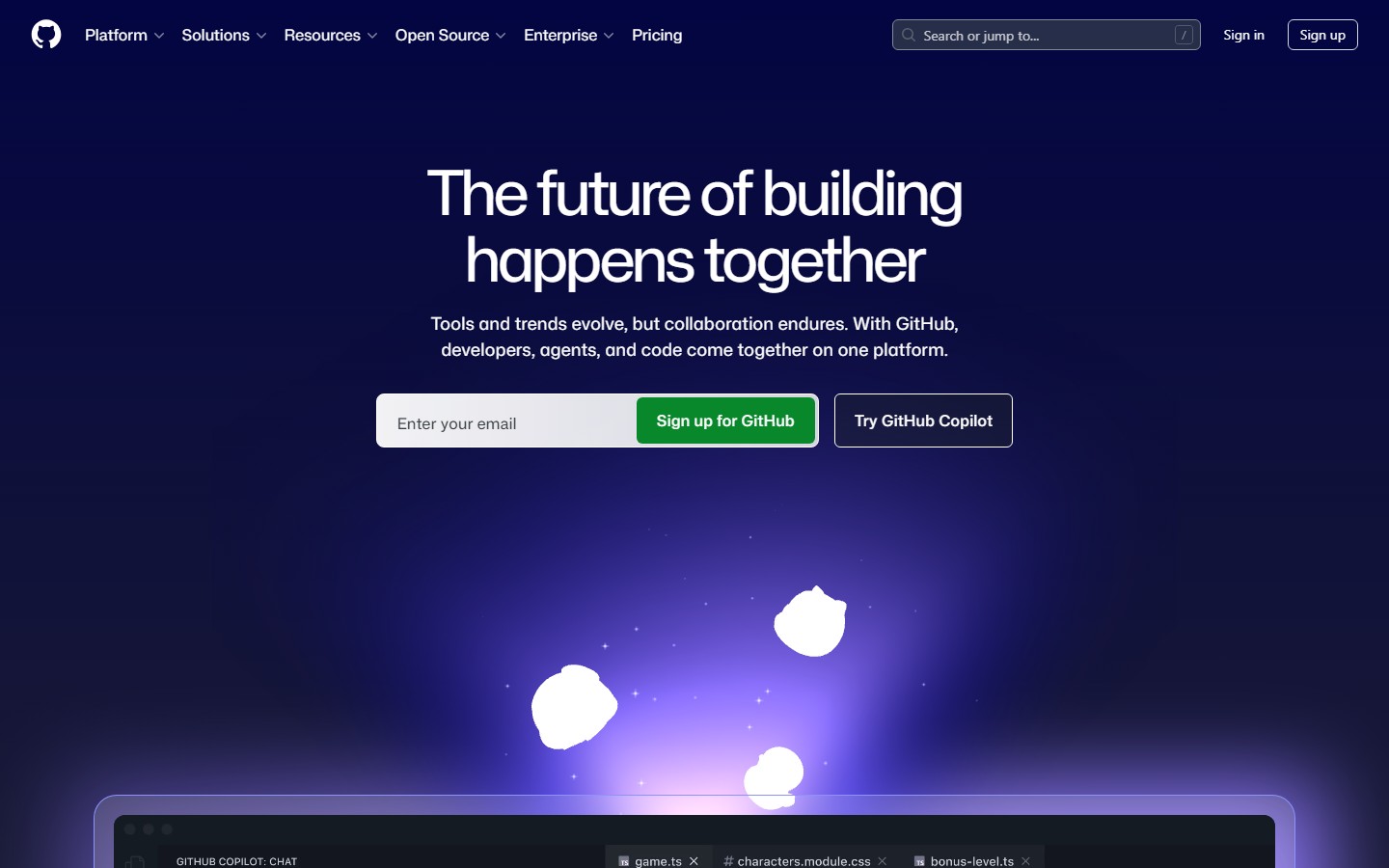 Github screenshot