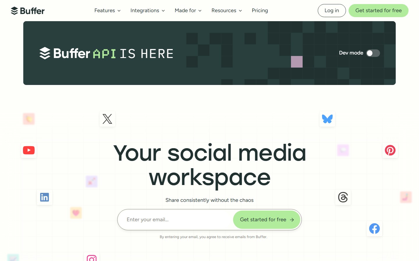 Buffer screenshot