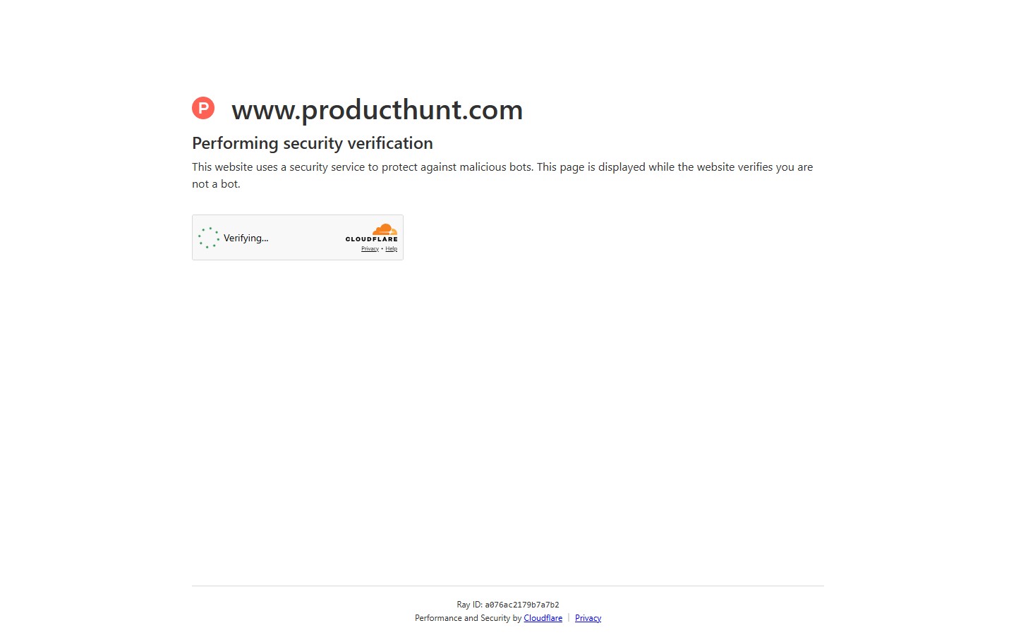 ProductHunt screenshot