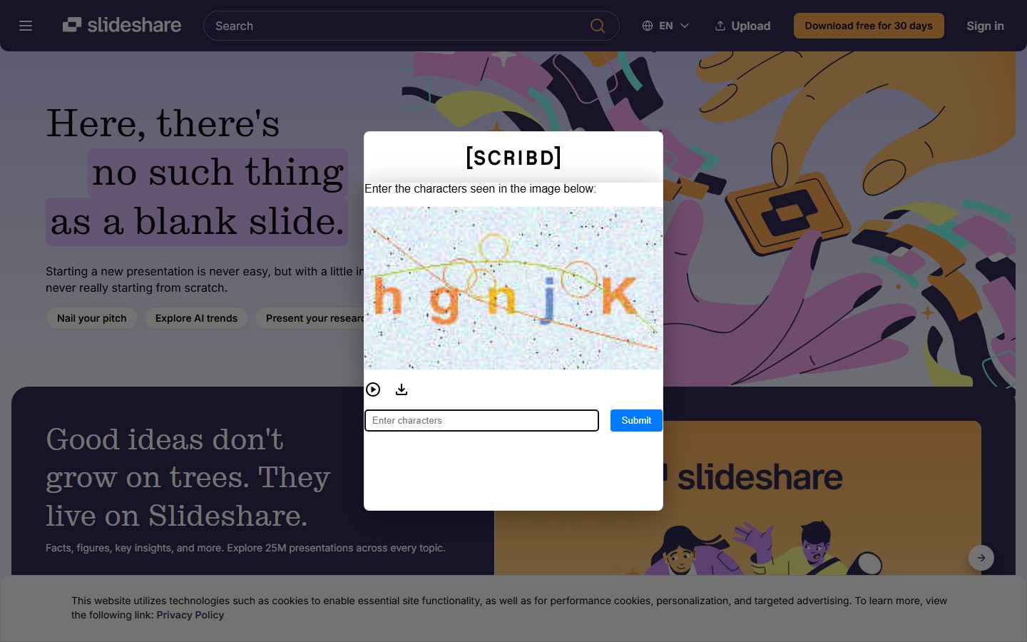Slideshare screenshot