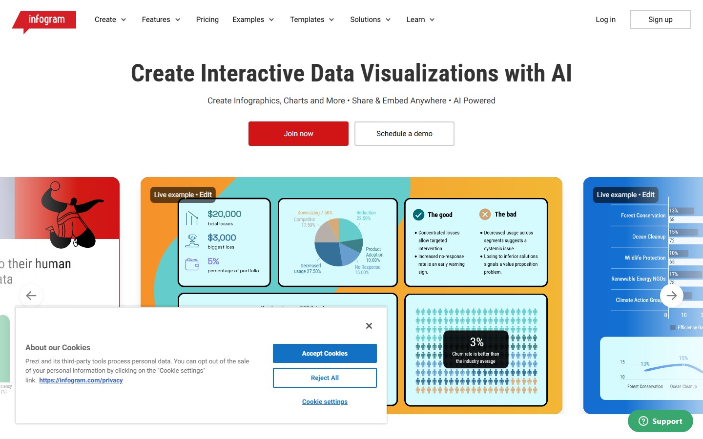 Infogr.am screenshot