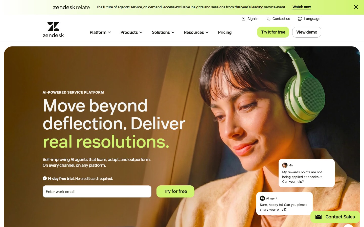 Zendesk screenshot