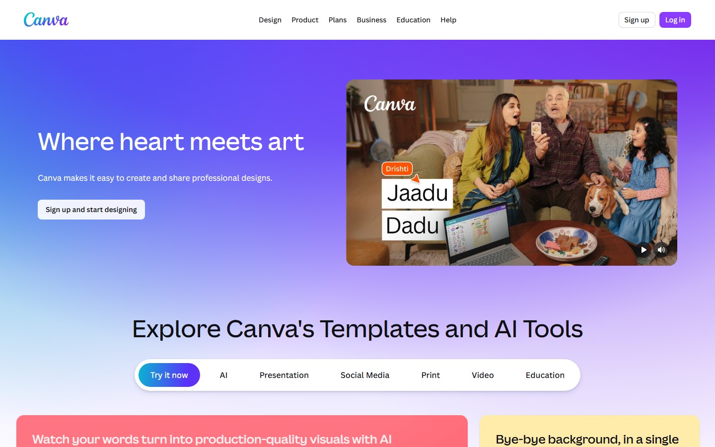Canva screenshot