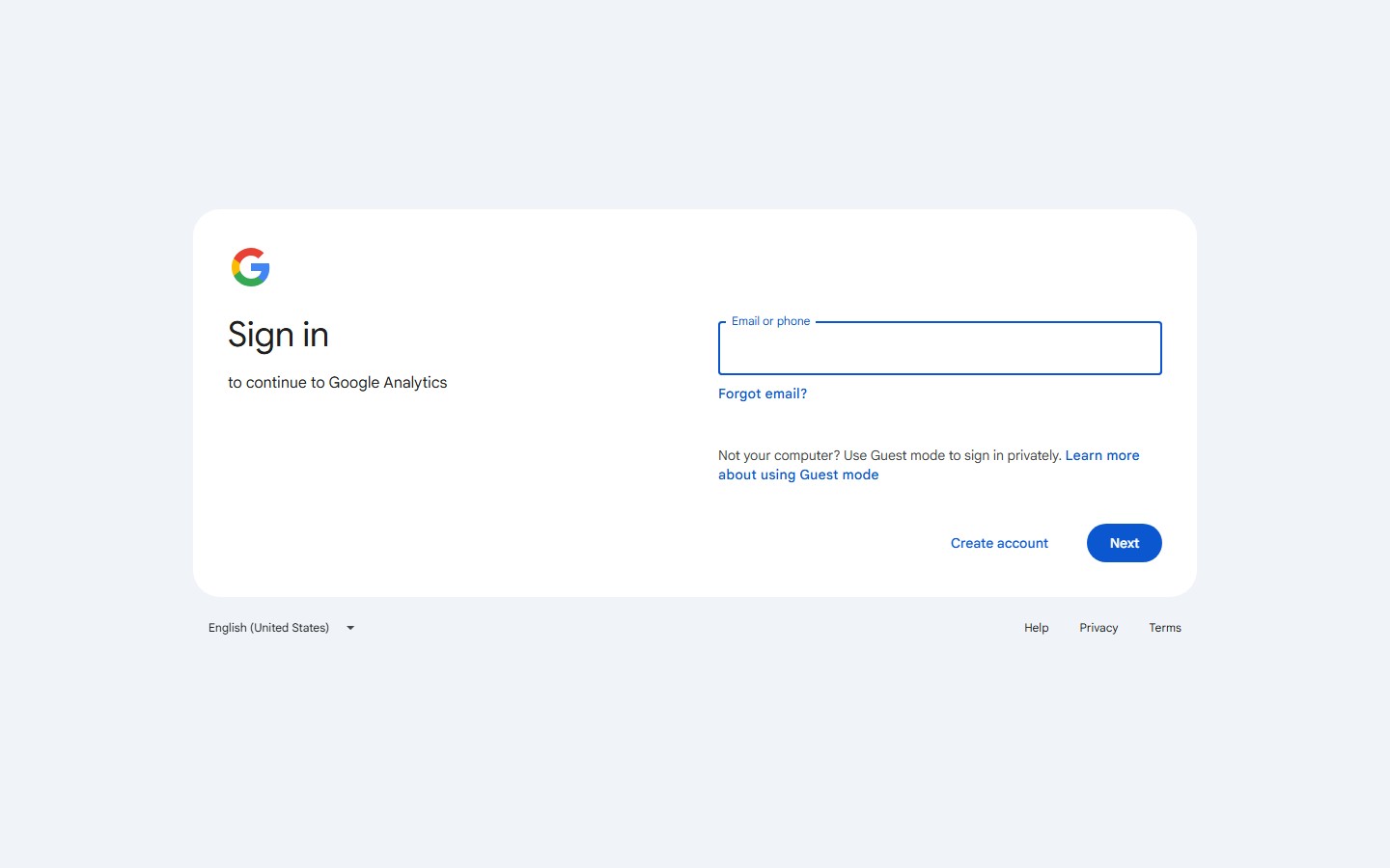Google Analytics 4 screenshot