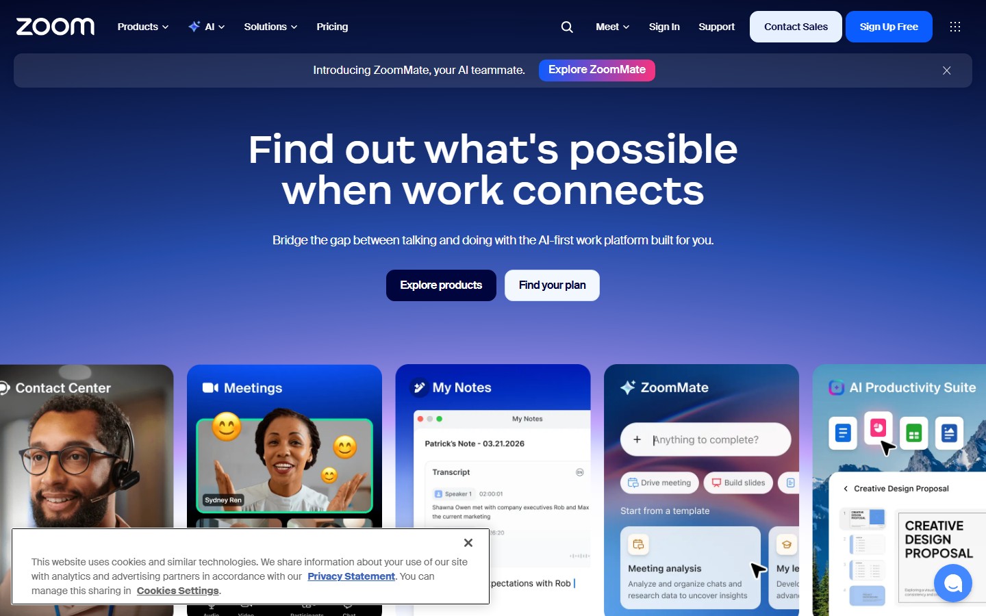 Zoom screenshot
